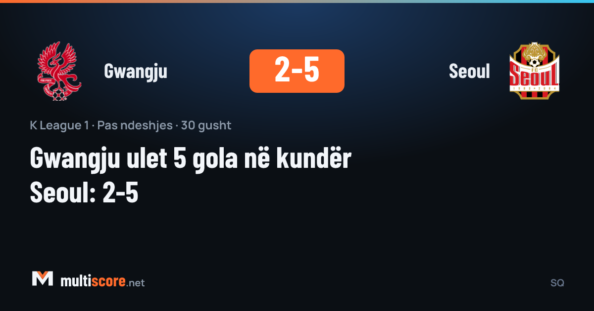 K League 1'de Gwangju ile Seoul arasında oynanan maçın kareleri