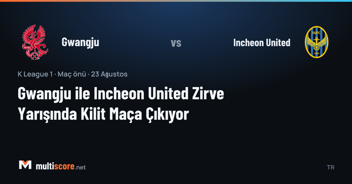 Gwangju - Incheon United