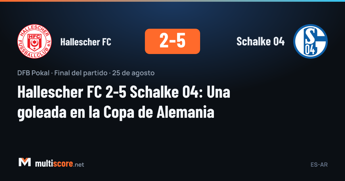 DFB Pokal maçında Hallescher FC ve Schalke 04 oyuncuları mücadele ediyor