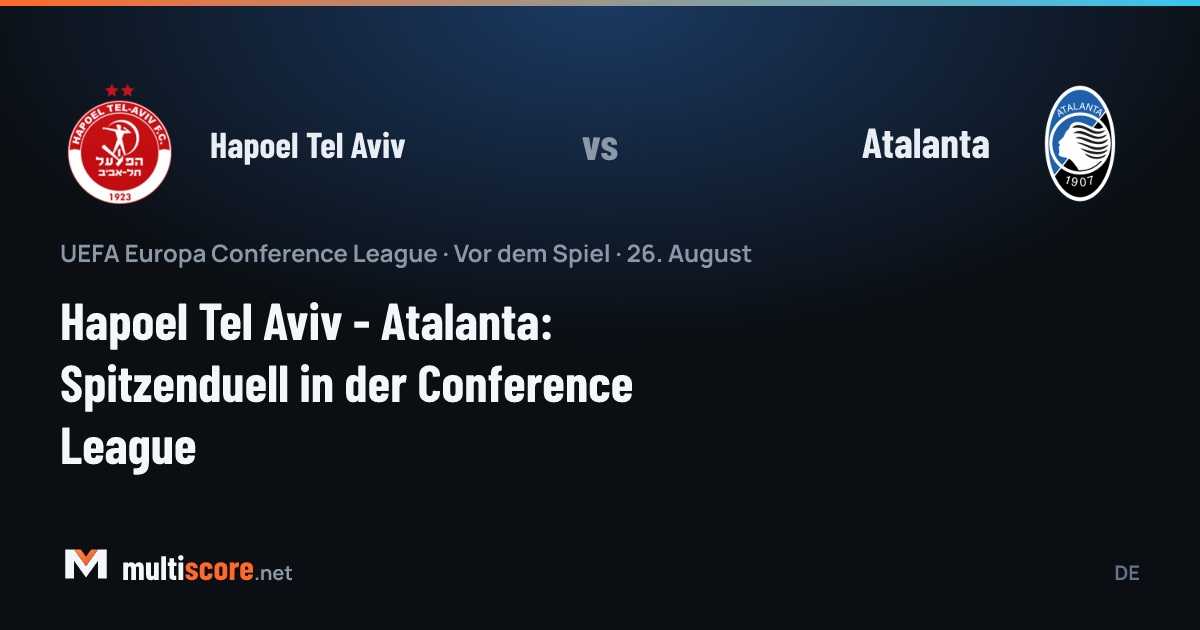 Hapoel Tel Aviv - Atalanta