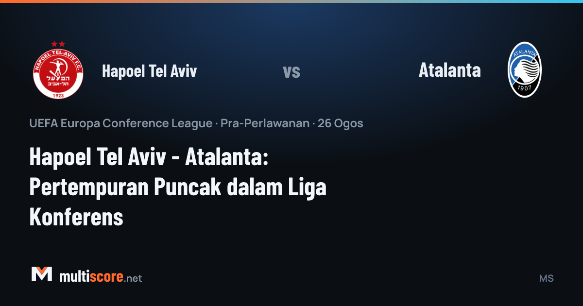 Hapoel Tel Aviv - Atalanta