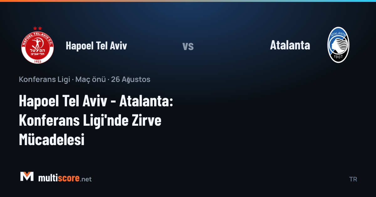 Hapoel Tel Aviv - Atalanta