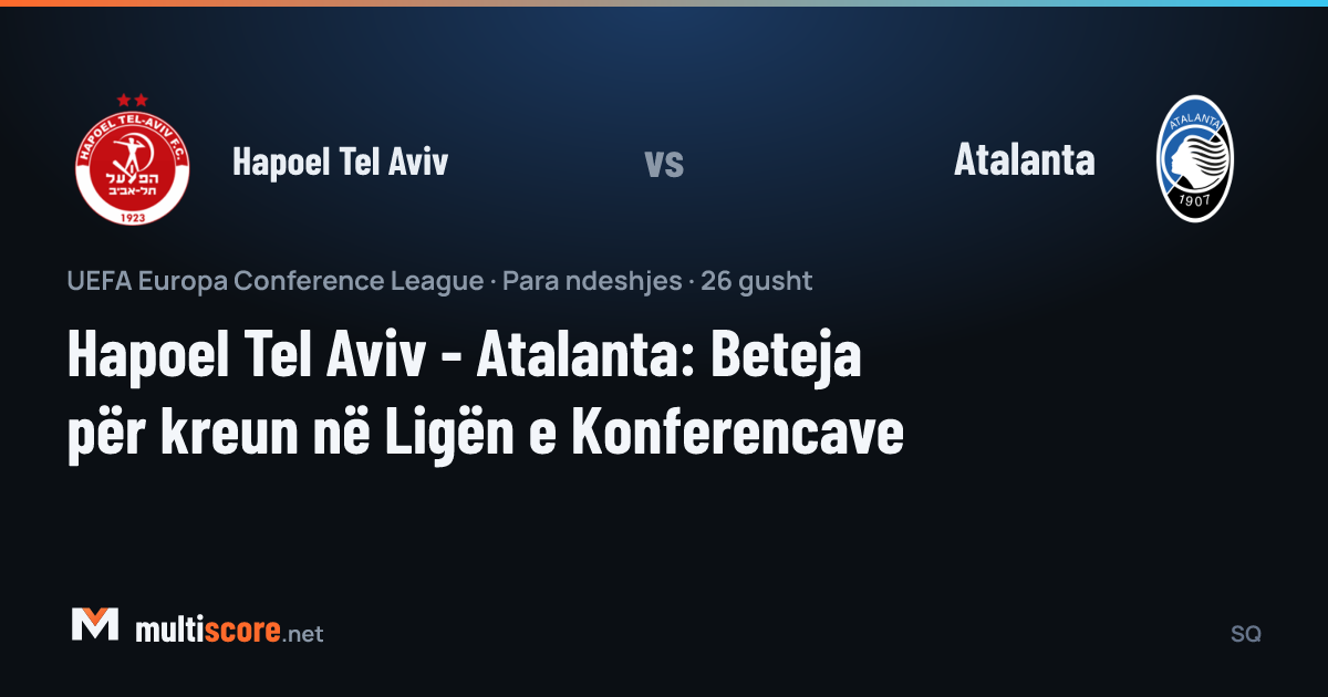 Hapoel Tel Aviv - Atalanta