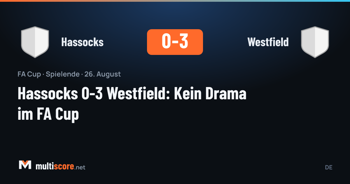 Hassocks ve Westfield arasındaki FA Cup maçından bir görünüm