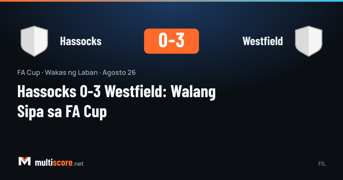 Hassocks ve Westfield arasındaki FA Cup maçından bir görünüm