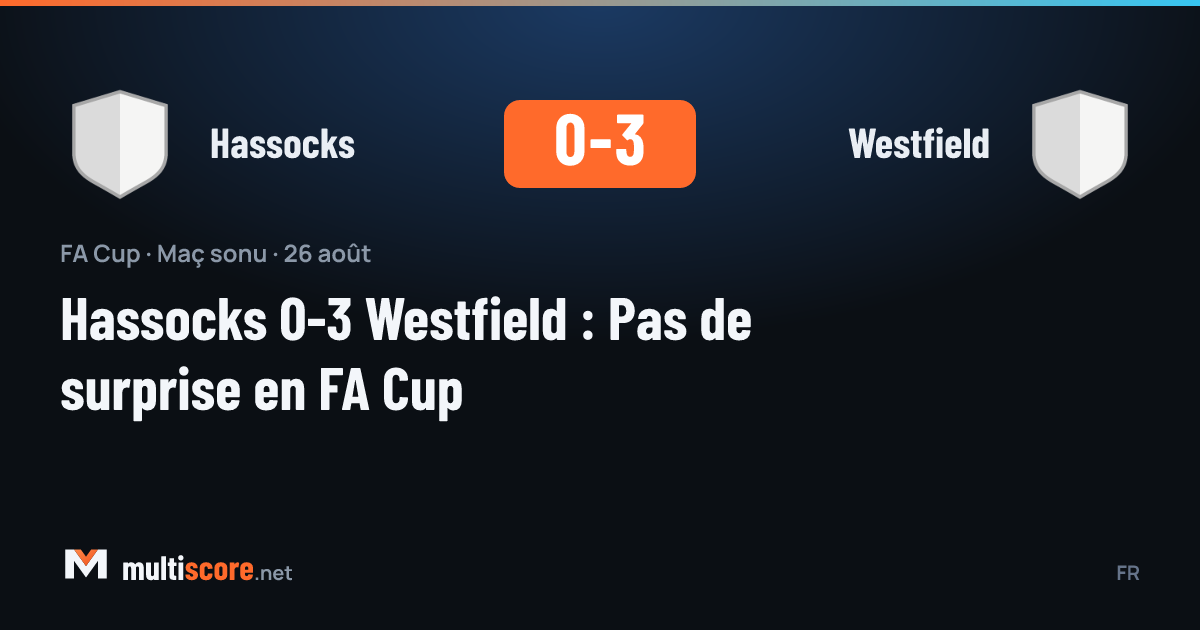 Hassocks ve Westfield arasındaki FA Cup maçından bir görünüm