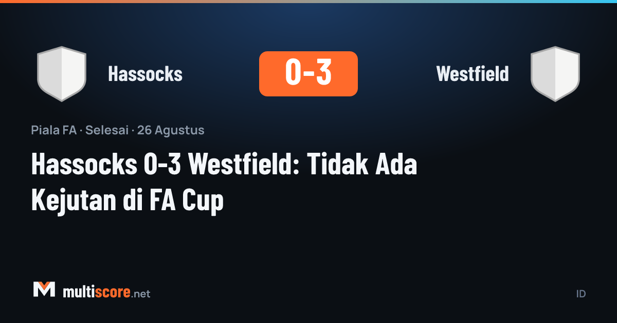 Hassocks ve Westfield arasındaki FA Cup maçından bir görünüm