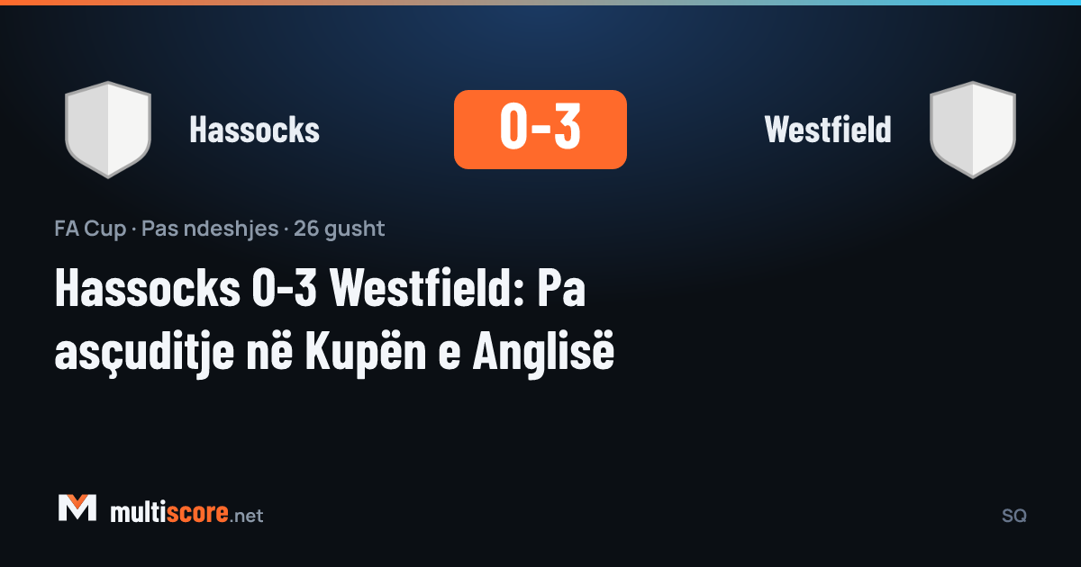 Hassocks ve Westfield arasındaki FA Cup maçından bir görünüm