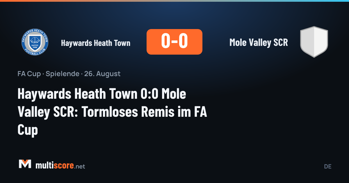 Haywards Heath Town ve Mole Valley SCR futbolcuları FA Cup maçında mücadele ediyor