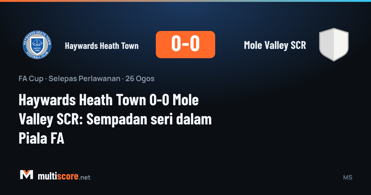 Haywards Heath Town ve Mole Valley SCR futbolcuları FA Cup maçında mücadele ediyor