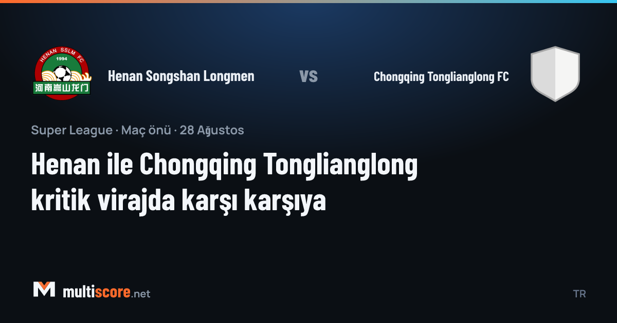 Henan Songshan Longmen ile Chongqing Tonglianglong FC arasındaki Super League maçı öncesi stadyum görüntüsü