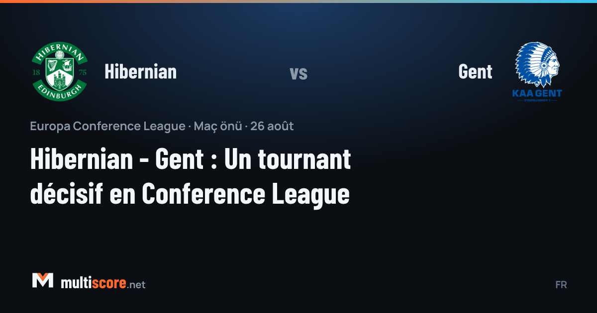 Hibernian - Gent Konferans Ligi maç önü
