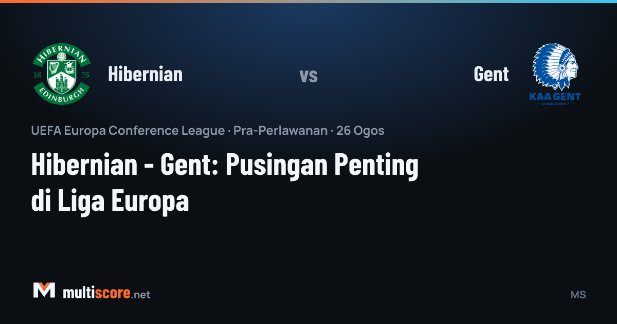 Hibernian - Gent Konferans Ligi maç önü