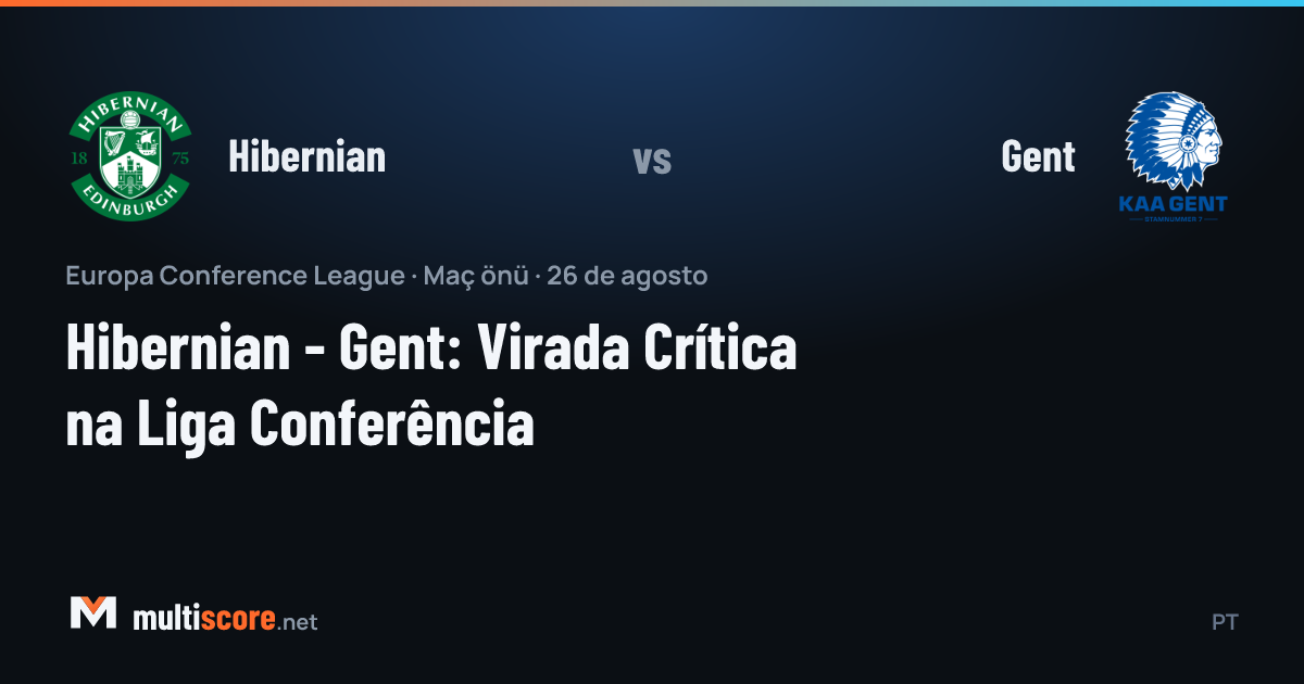 Hibernian - Gent Konferans Ligi maç önü