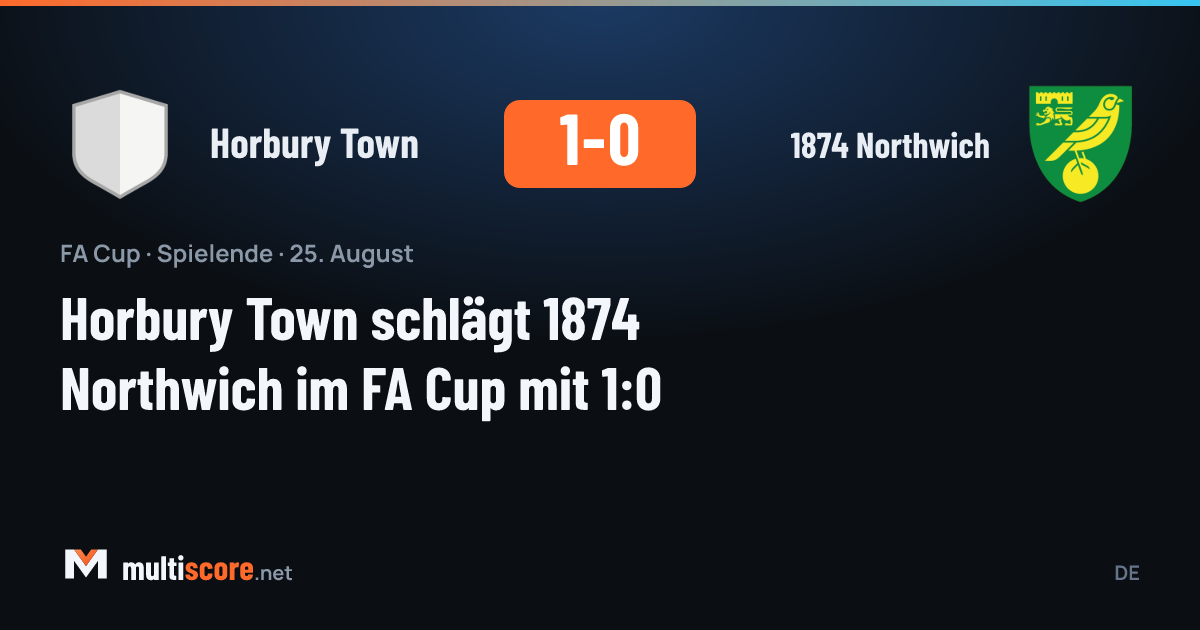 Horbury Town - 1874 Northwich