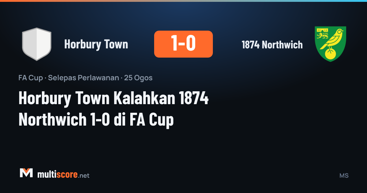 Horbury Town - 1874 Northwich