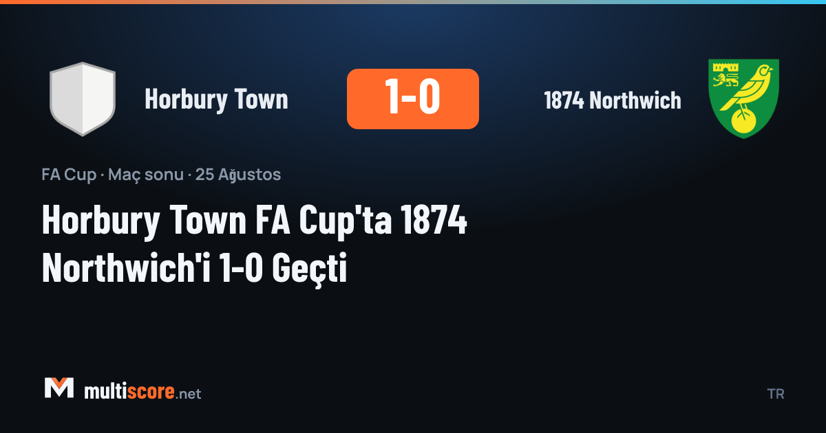 Horbury Town - 1874 Northwich