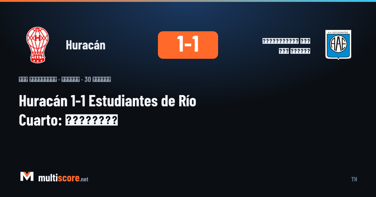 Huracán - Estudiantes de Río Cuarto