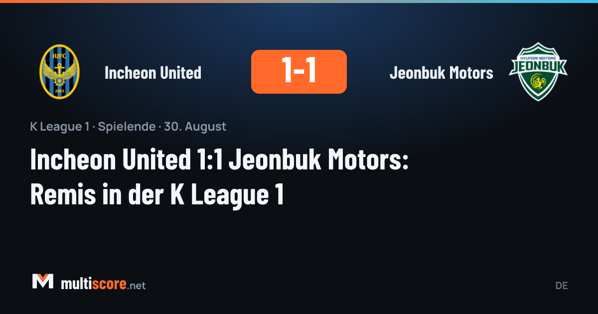 Incheon United - Jeonbuk Motors K League 1 maçı