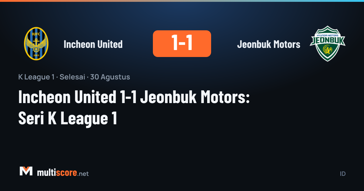 Incheon United - Jeonbuk Motors K League 1 maçı