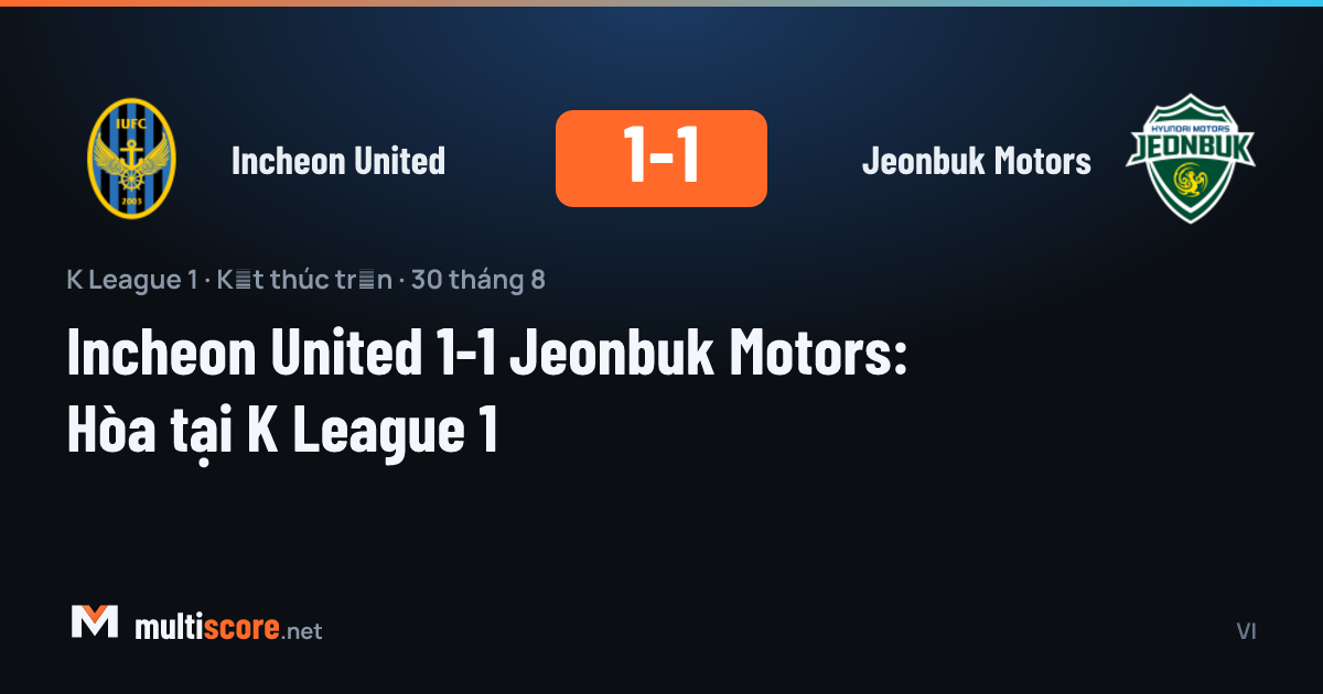Incheon United - Jeonbuk Motors K League 1 maçı