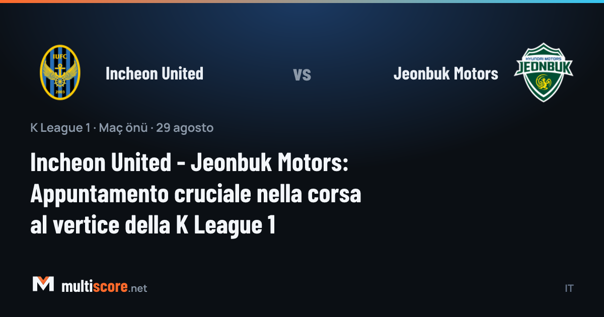 Incheon United ve Jeonbuk Motors futbolcuları K League 1 maçında