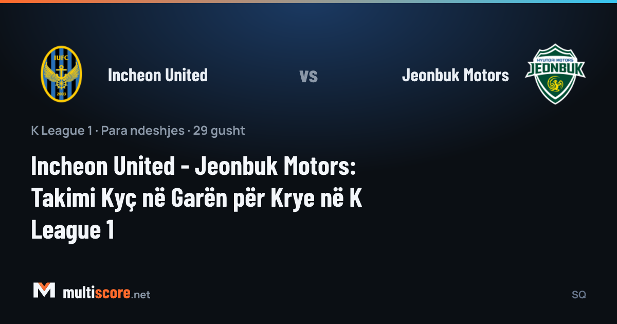 Incheon United ve Jeonbuk Motors futbolcuları K League 1 maçında