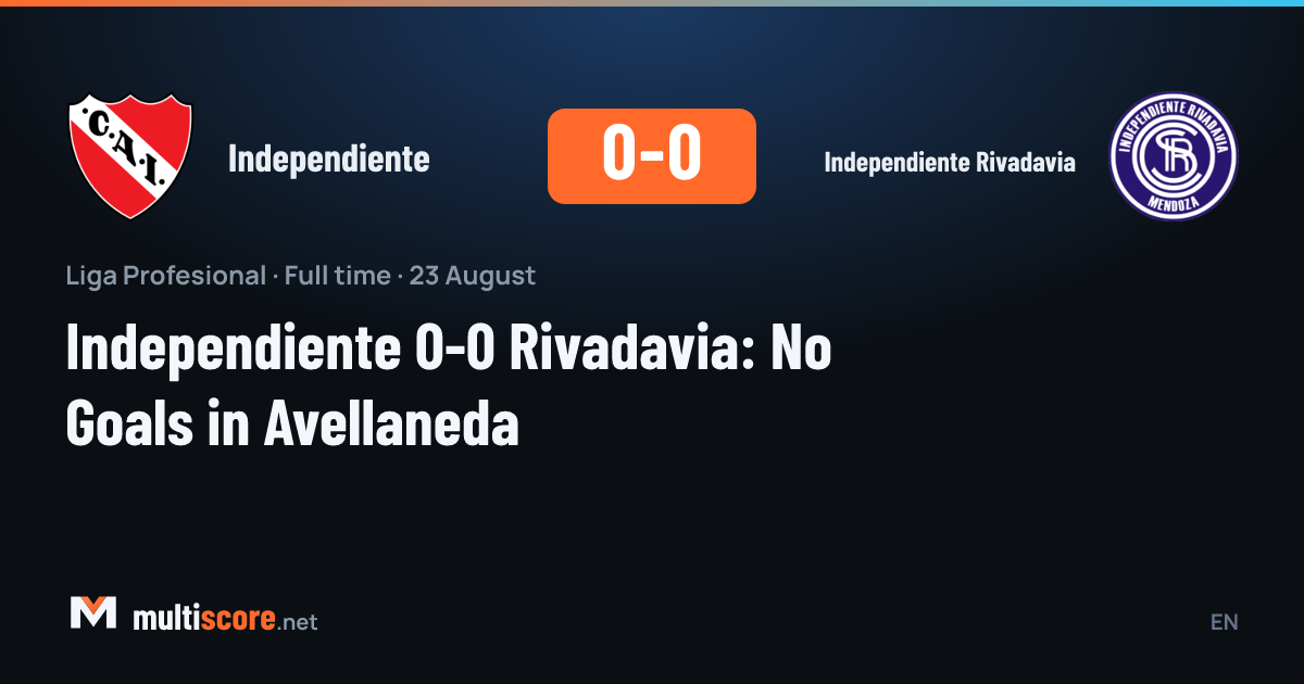 Independiente ve Independiente Rivadavia arasındaki maçtan bir görünüm