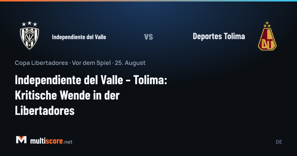 Independiente del Valle ve Deportes Tolima oyuncuları Copa Libertadores maçında