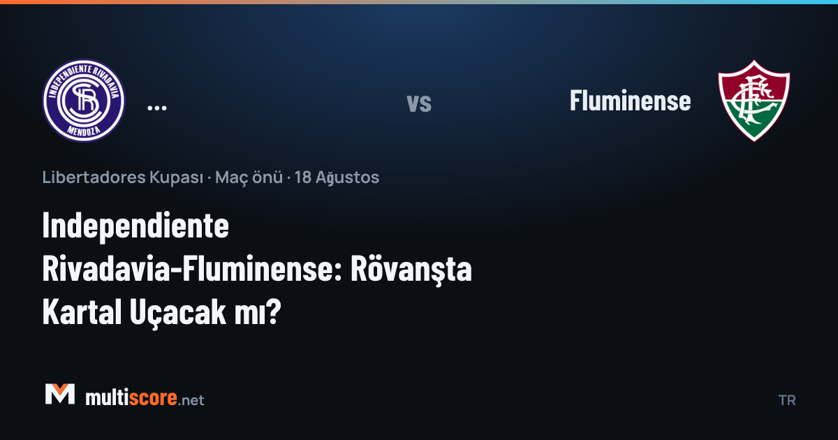 Independiente Rivadavia ve Fluminense oyuncuları Copa Libertadores rövanş maçında