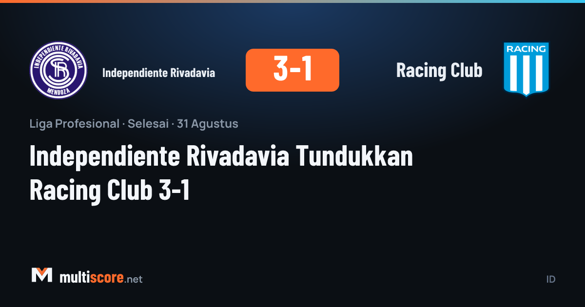 Independiente Rivadavia - Racing Club