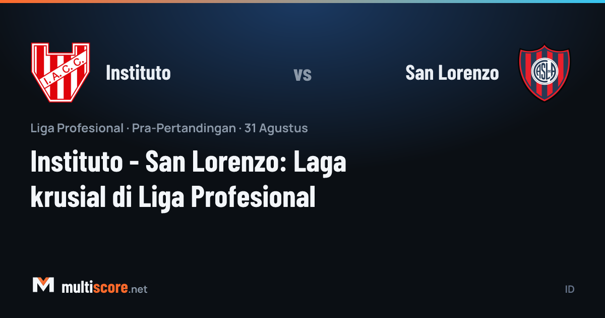 Instituto - San Lorenzo maç öncesi