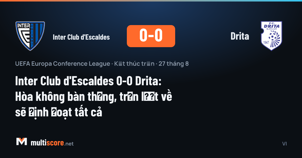 Inter Club d'Escaldes ve Drita futbolcularının UEFA Konferans Ligi maçından bir görüntü