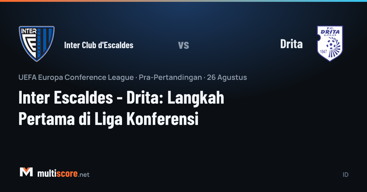 Inter Club d'Escaldes ve Drita futbolcuları maç öncesi sahada