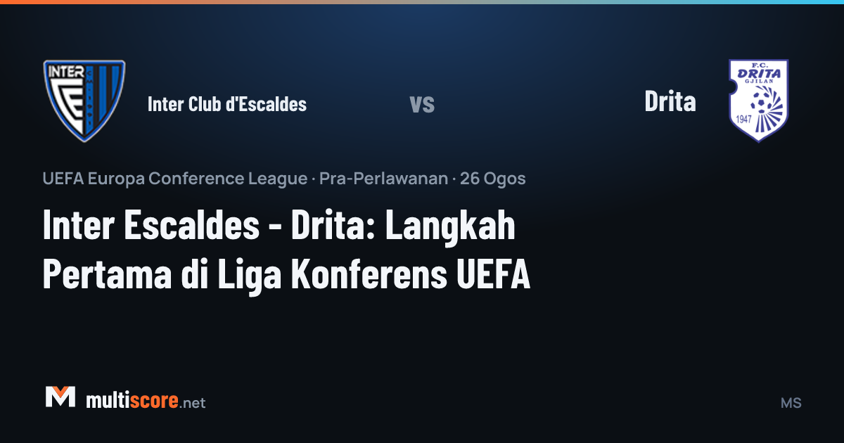 Inter Club d'Escaldes ve Drita futbolcuları maç öncesi sahada