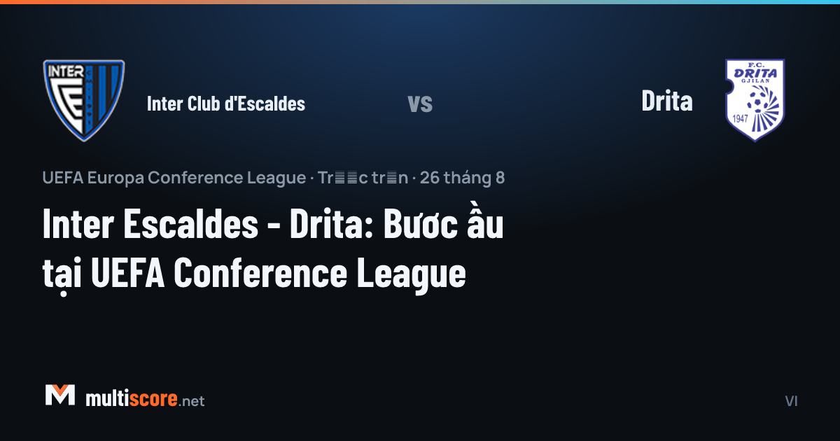 Inter Club d'Escaldes ve Drita futbolcuları maç öncesi sahada