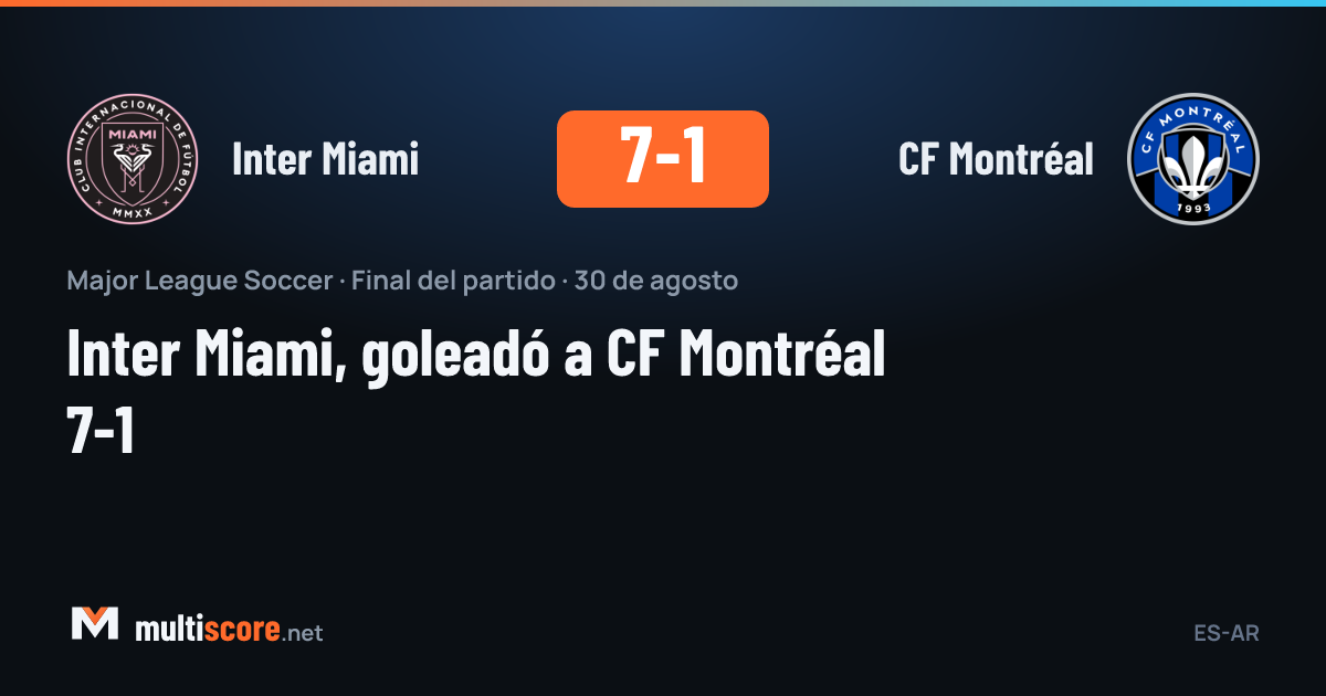 Inter Miami - CF Montréal maçından görüntü