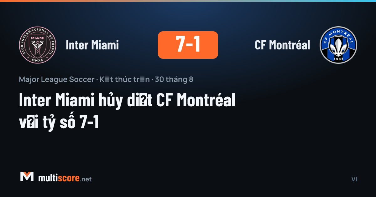 Inter Miami - CF Montréal maçından görüntü