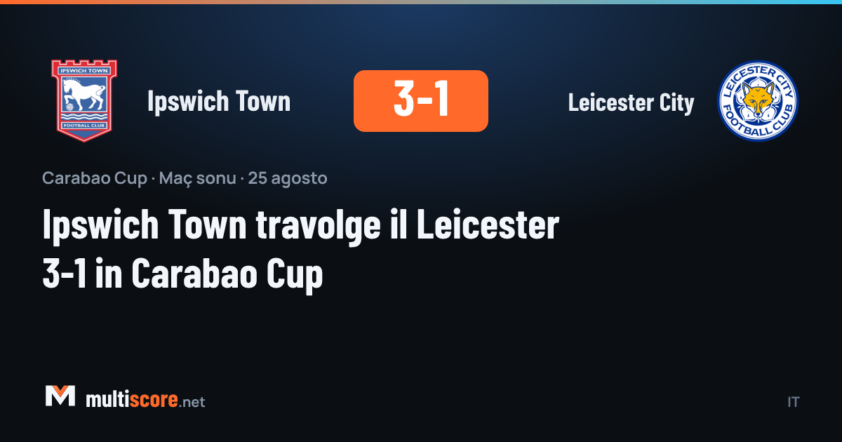 Ipswich Town - Leicester City