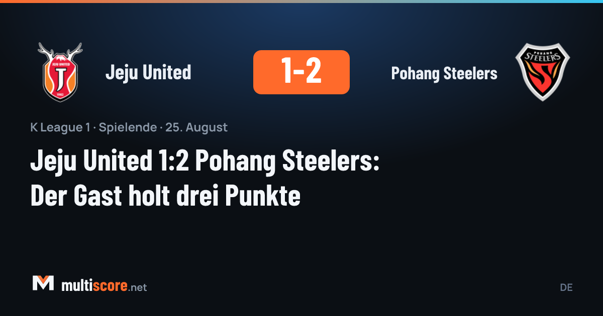 Jeju United - Pohang Steelers