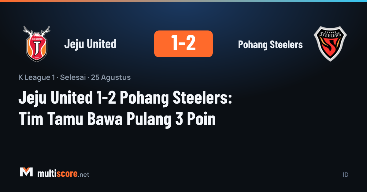 Jeju United - Pohang Steelers