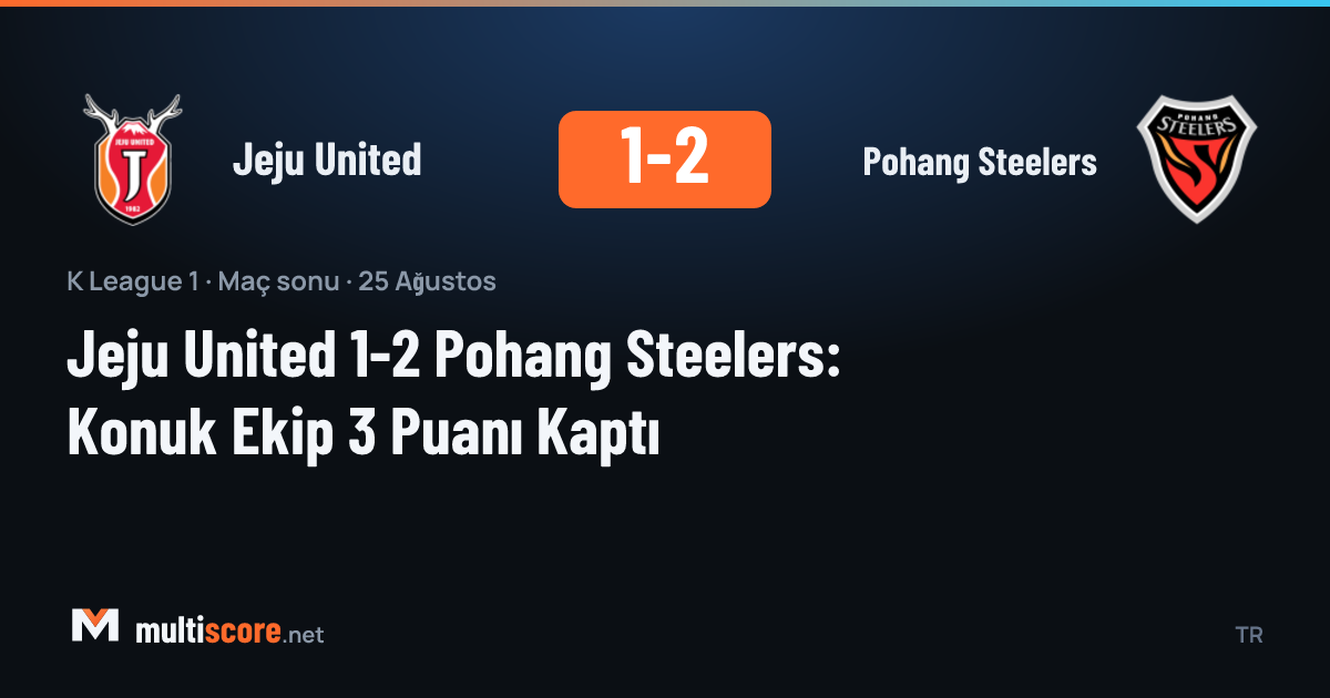 Jeju United - Pohang Steelers