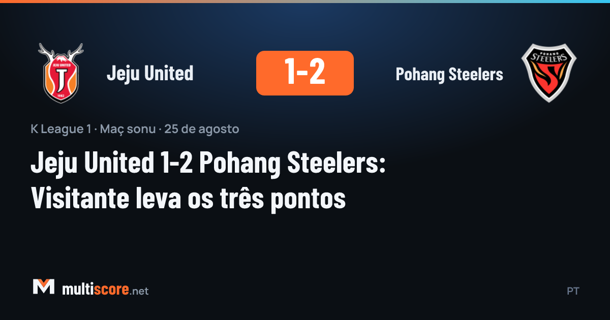 Jeju United - Pohang Steelers
