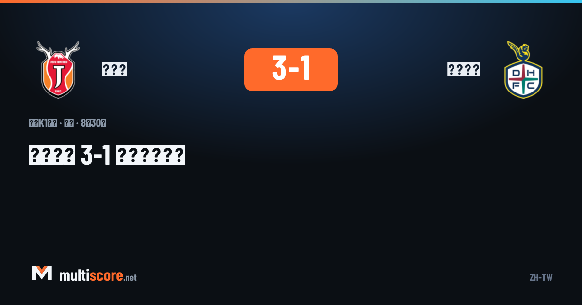 Jeju United 3-1 Daejeon Citizen K League 1 maçı