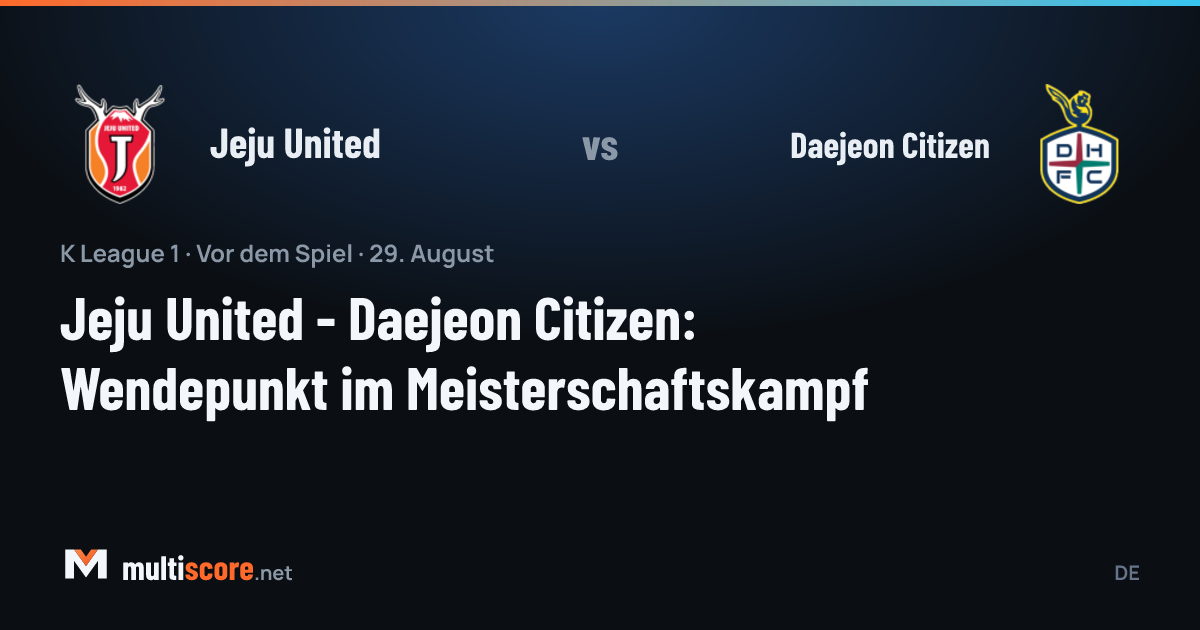 Jeju United ve Daejeon Citizen futbolcuları K League 1 maçında mücadele ediyor