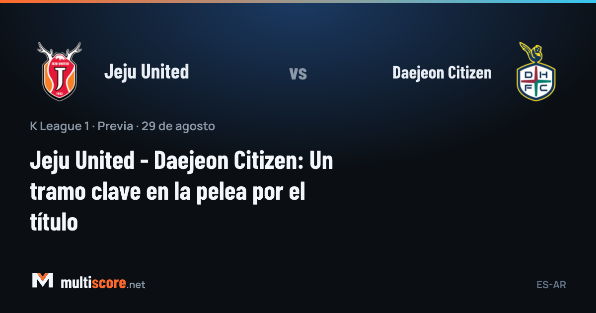 Jeju United ve Daejeon Citizen futbolcuları K League 1 maçında mücadele ediyor