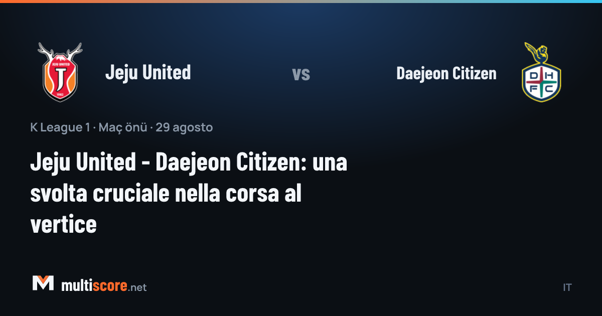 Jeju United ve Daejeon Citizen futbolcuları K League 1 maçında mücadele ediyor