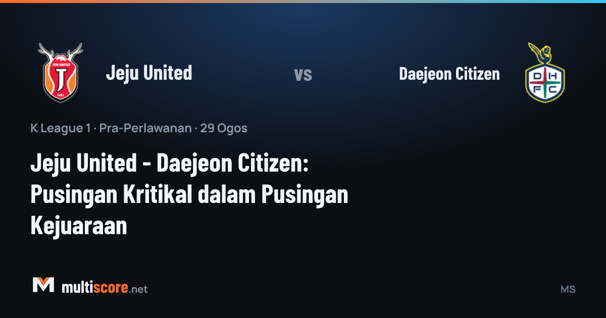 Jeju United ve Daejeon Citizen futbolcuları K League 1 maçında mücadele ediyor
