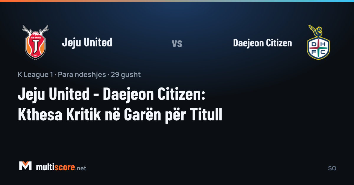 Jeju United ve Daejeon Citizen futbolcuları K League 1 maçında mücadele ediyor