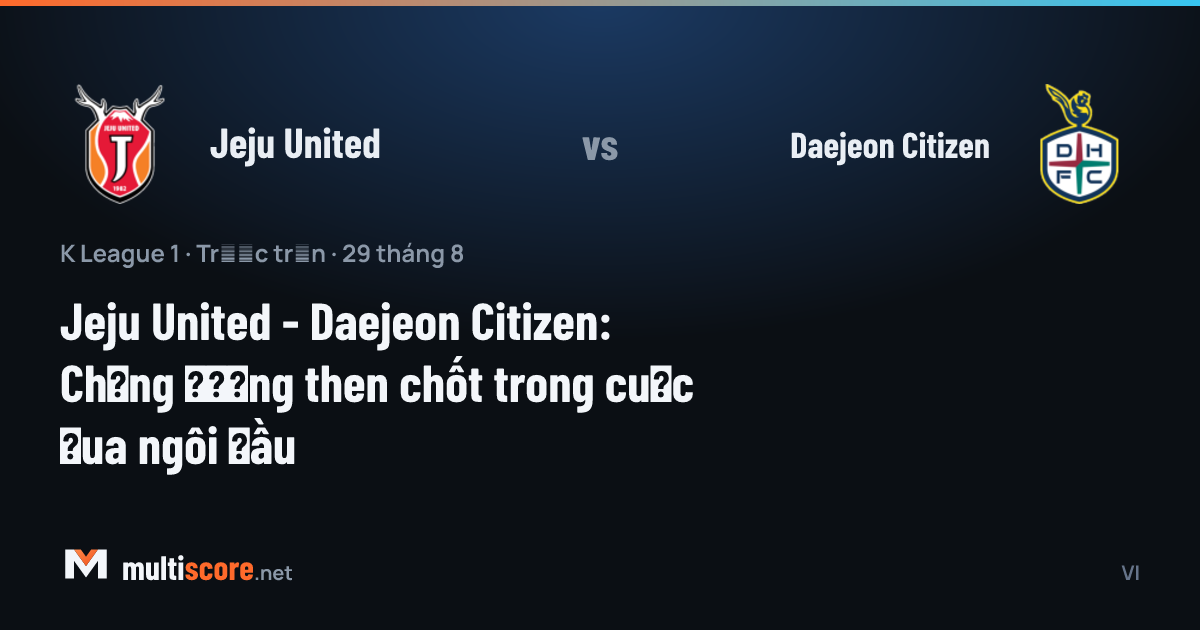 Jeju United ve Daejeon Citizen futbolcuları K League 1 maçında mücadele ediyor
